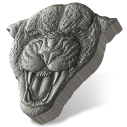 Niue: Naturaleza Feroz - Leopardo 2 oz Plata 2023 Acabado Antiguo