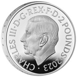 Harry Potter: Roxfort Boszorkány- és Varázslóképző Szakiskola 1 uncia ezüst 2023 Proof