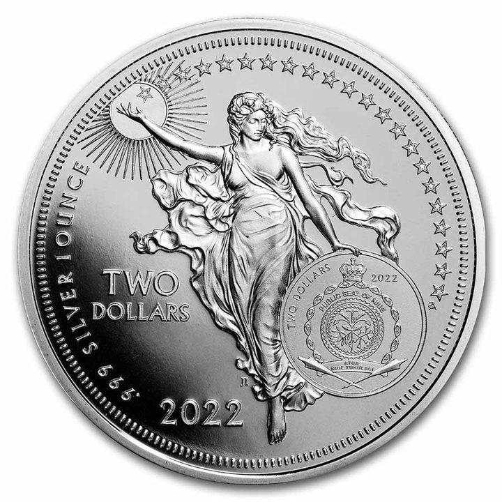 Niue: Icons of Inspiration: Albert Einstein 1 uncja Srebra 2022 Proof