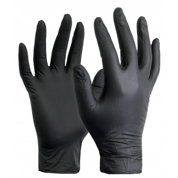 Mănuși din nitril pentru numismatică M negre