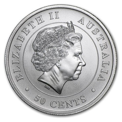 Žralok 1/2 unce stříbra 2014