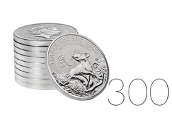 Año de la Rata Set 1 oz Plata Gran Bretaña PACK de 300 PACKS 2020