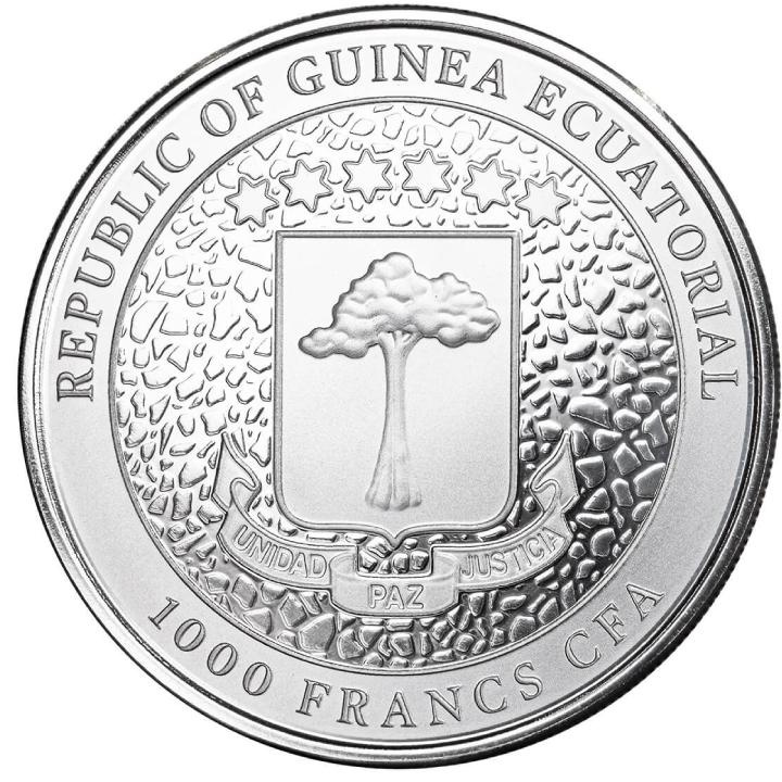 Equatorial Guinea: Giraffe 1 uncja Srebra 2023