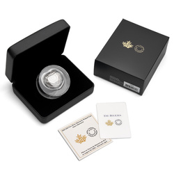 Canada: Heart Diamond $50 Srebro 2025 Shaped Matte Proof Coin