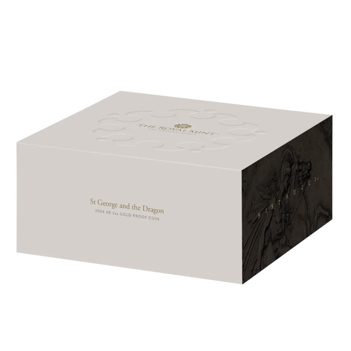 Great Engravers - Benedetto Pistrucci St George and the Dragon 2 oz Gold 2024 Proof