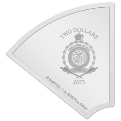 Niue: Marvel - Avengers 60° anniversario “Capitan America” colorato 1 oncia d'argento 2023 Proof