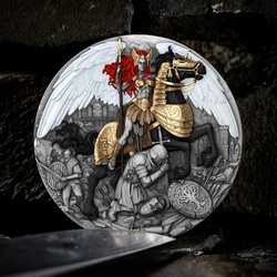 Niue: Valkyrie aranyozott 2 uncia Ezüst 2025 Antiqued Coin