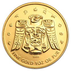 Olympic Thunderbird Totem 1 oz Gold 2009