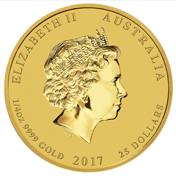 Lunar II: Jahr des Hahn 1/4 oz Gold