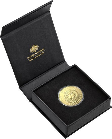 Zoo de Australia: Tigre de Sumatra 1 oz Oro 2020
