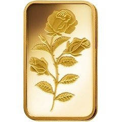 10 gram Goldbarren Pamp Rose