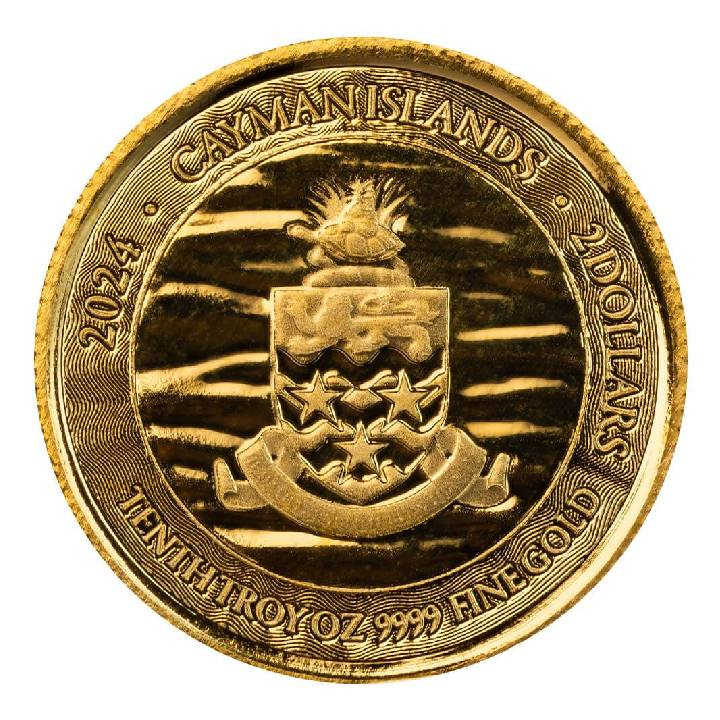 Cayman Islands Marlin 1/10 oz oro 2024