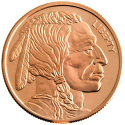 Indian Head 1 oz Copper Round