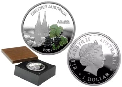Discover Australia: Adelaide 1 oz Silber 2007 Proof