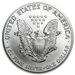 American Eagle 1 oz Plata 1986