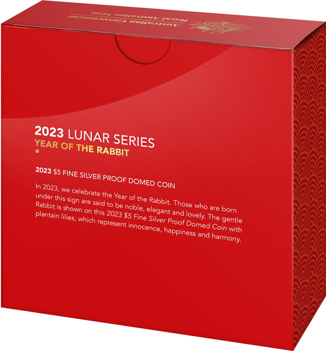 Lunar: Rok Królika 1 uncja Srebra 2023 Proof