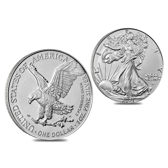 American Eagle 1 oz Silver 2021 type 2