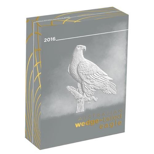 Wedge-Tailed Eagle 1/2 oz Silber i 1/2 oz Gold Proof (bi-Metalle) 2016