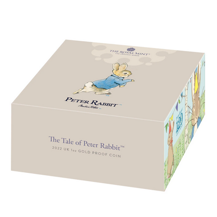 Peter Rabbit 1 uncja Złota 2022 Proof
