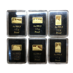 Mix de pièces en or 0,5 g d'or – pièce aléatoire du lot