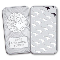 Perth Mint 1oz Silver Bar