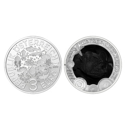 Deep-sea Anglerfish coloured 3 Euro Copper 2023