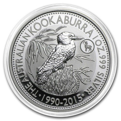 Kookaburra 1 oncia d'argento 2015 Privy Goat