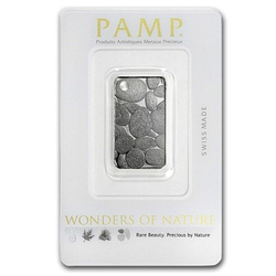 10 grammes Lingot d'argent Pamp River Stones