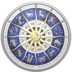 Canada: Signs of the Zodiac coloured 2 oz Silver 2025 Proof Coin