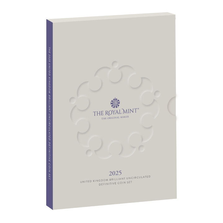 Set di 8 monete in rame-nichel Regno Unito Definitive 2025