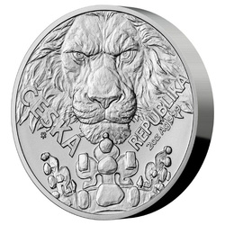 Niue: León Checo 2 oz Plata 2023