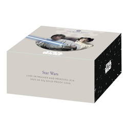 Star Wars: Luke Skywalker és Leia hercegnő 50 penny arany 2023 Proof