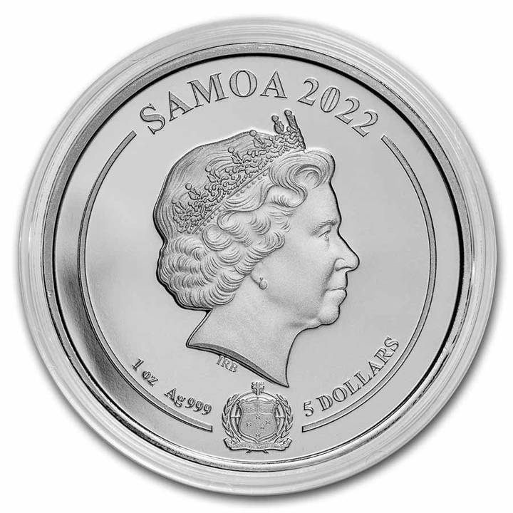 Samoa: Looney Tunes - Bugs Bunny 1 oz Silber 2022