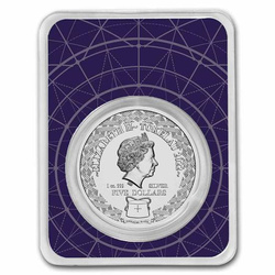 Tokelau: Zodiac Series - Baran 1 uncja Srebra 2022 Slab 