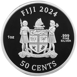 Fiji: Popeye 1 oz Silver 2024 Prooflike Coin 