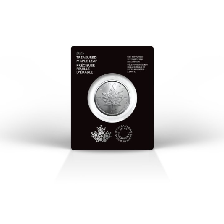 Canadian Maple Leaf 1 oz Silber 2022 Treasured