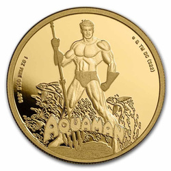 Samoa: DC Comics - Aquaman 1 oz Gold 2023 Coin