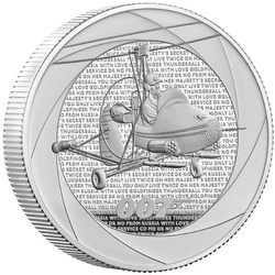 Bond Films of the 60s 2 onces d'argent 2023 Proof