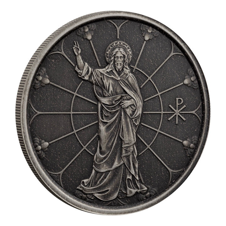 Samoa: Light of Christ 1 oz Silber 2022 Antique Coin