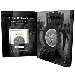 Niue: Camelot - Arthur Pendragon 1 oz Silver 2023 Matte Coin
