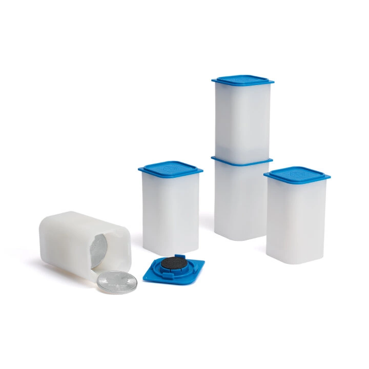 Leuchtturm - tub pătrat pentru 20 de monede cu diametrul de 40 - 41 mm (1 bucată)