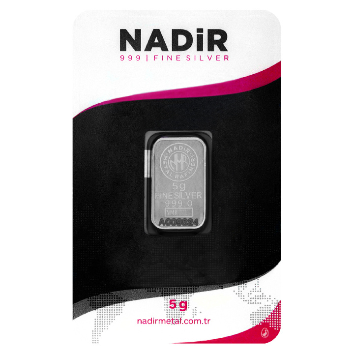 Lingote de plata Nadir 5 g