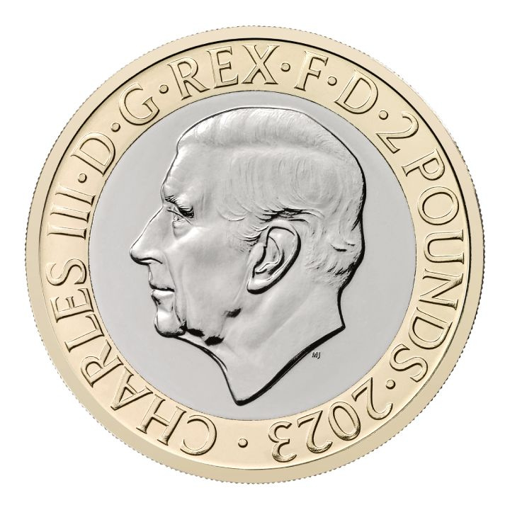 Zestaw 5 monet Wielka Brytania Miedzionikiel 2023 Commemorative Coin