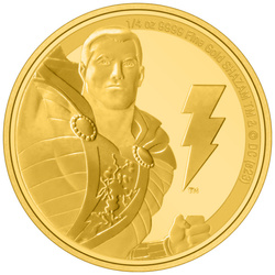 Niue: DC Comics - Shazam 1/4 oncia d'oro 2023 Proof