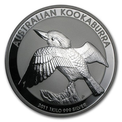 Kookaburra 1000 grammes d'argent 2011