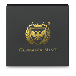 Sztabka Germania Mint: Gods - Widar kolorowany 2 uncje Srebra 2024 Antique Finish