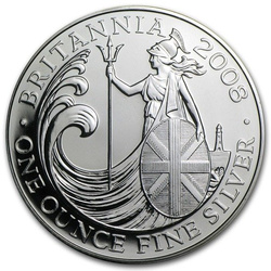 Britannia 1 oz Silber 2008