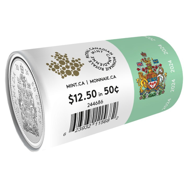 Canada: “Stemma” 50 centesimi 2024