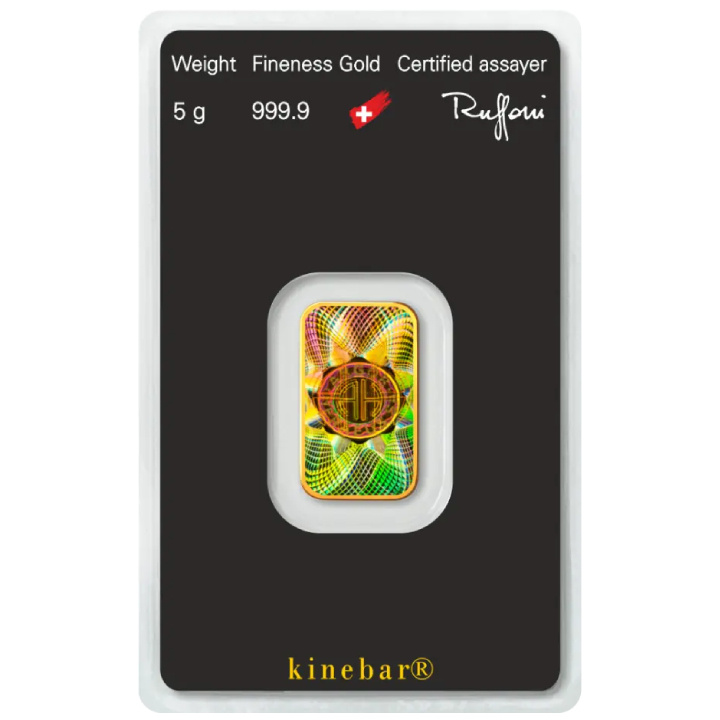 Kinebar Argor Heraeus 5 Gramm Goldbarren