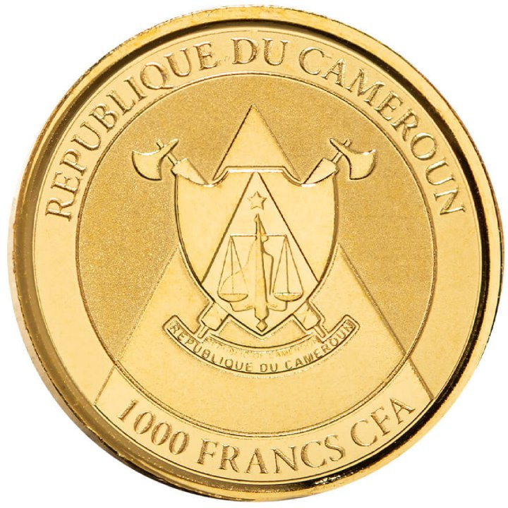 Cameroon: Cheetah 1/10 oz Gold 2022
